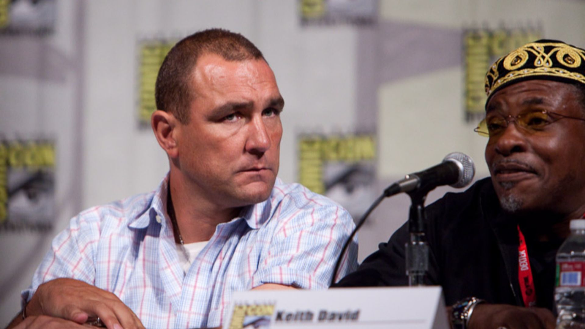 The Cape Panel - Vinnie Jones (left) and Keith David