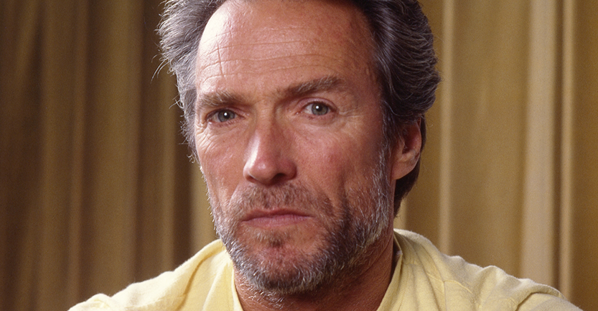 Actor Clint Eastwood inside his office at Warner Bros. Studios, July 19, 1984 in Burbank, California.