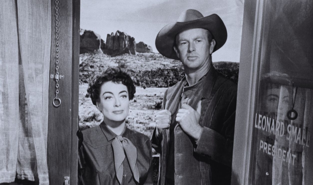 Gettyimages - 140654107, Joan Crawford And Sterling Hayden In 'Johnny Guitar'
