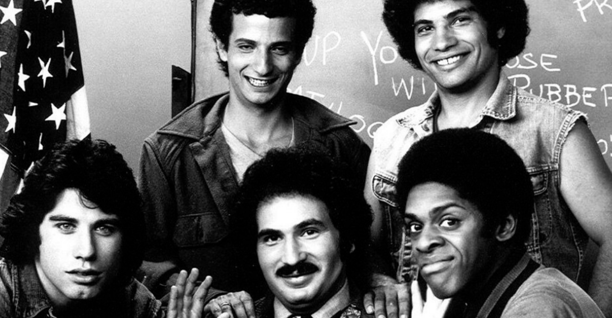 Main cast photo from the television program Welcome Back, Kotter.