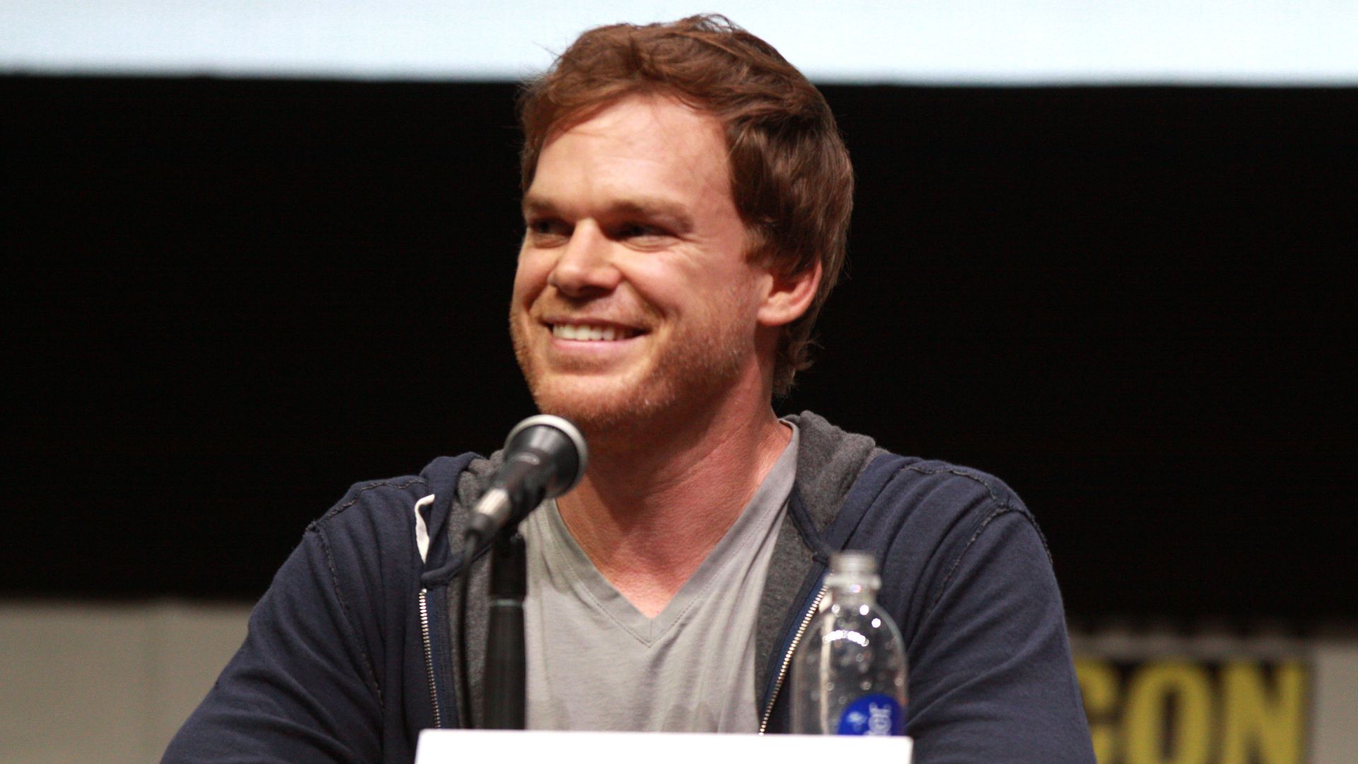 Michael C. Hall speaking at the 2013 San Diego Comic Con International, for