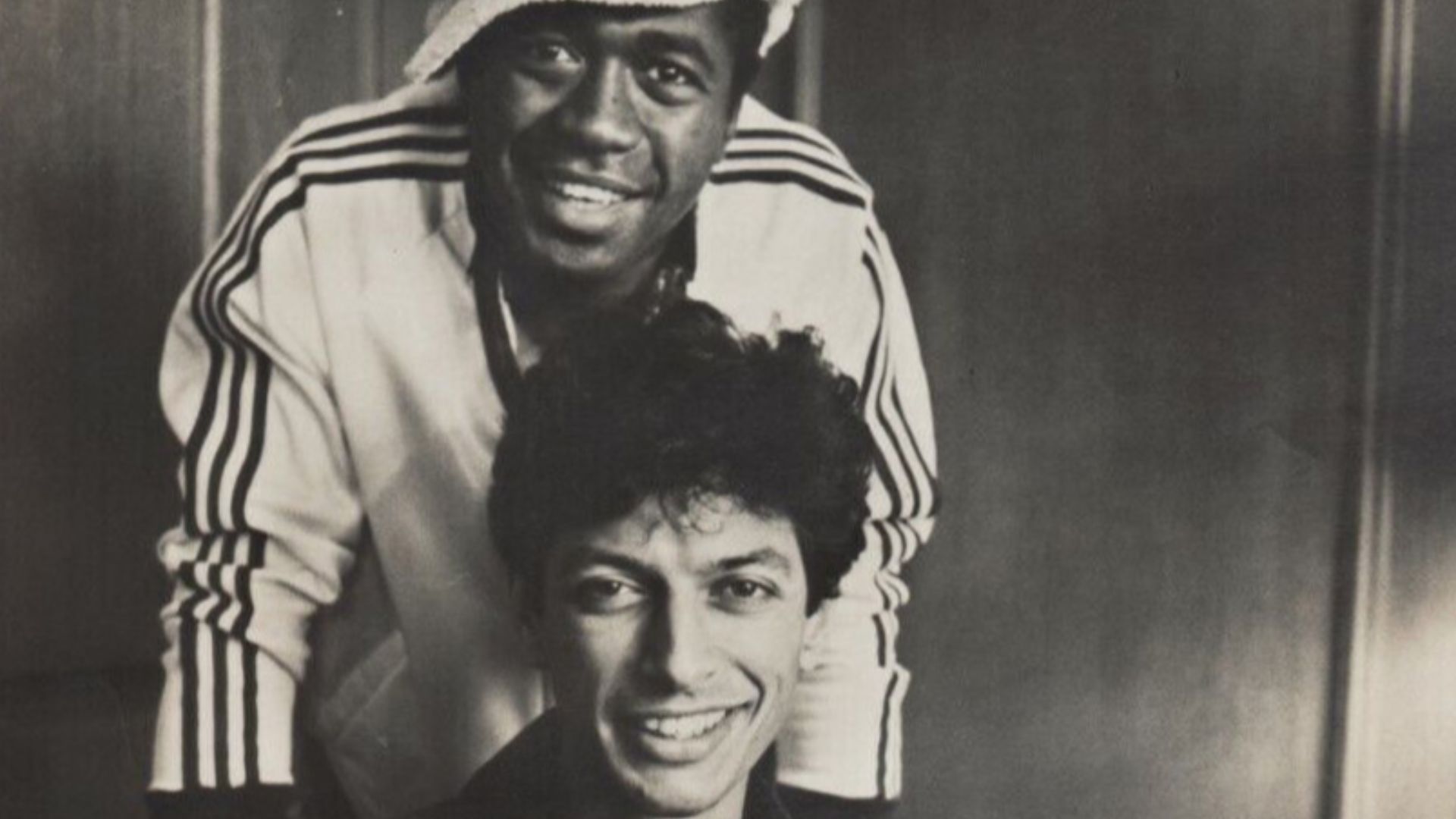 Ben Vereen and Jeff Goldblum in a press photo for the ABC-TV show Tenspeed and Brown Shoe.