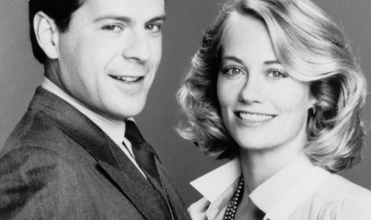 Cybill Shepherd and Bruce Willis in Moonlighting The television show Moonlighting aired from 1985-1989.