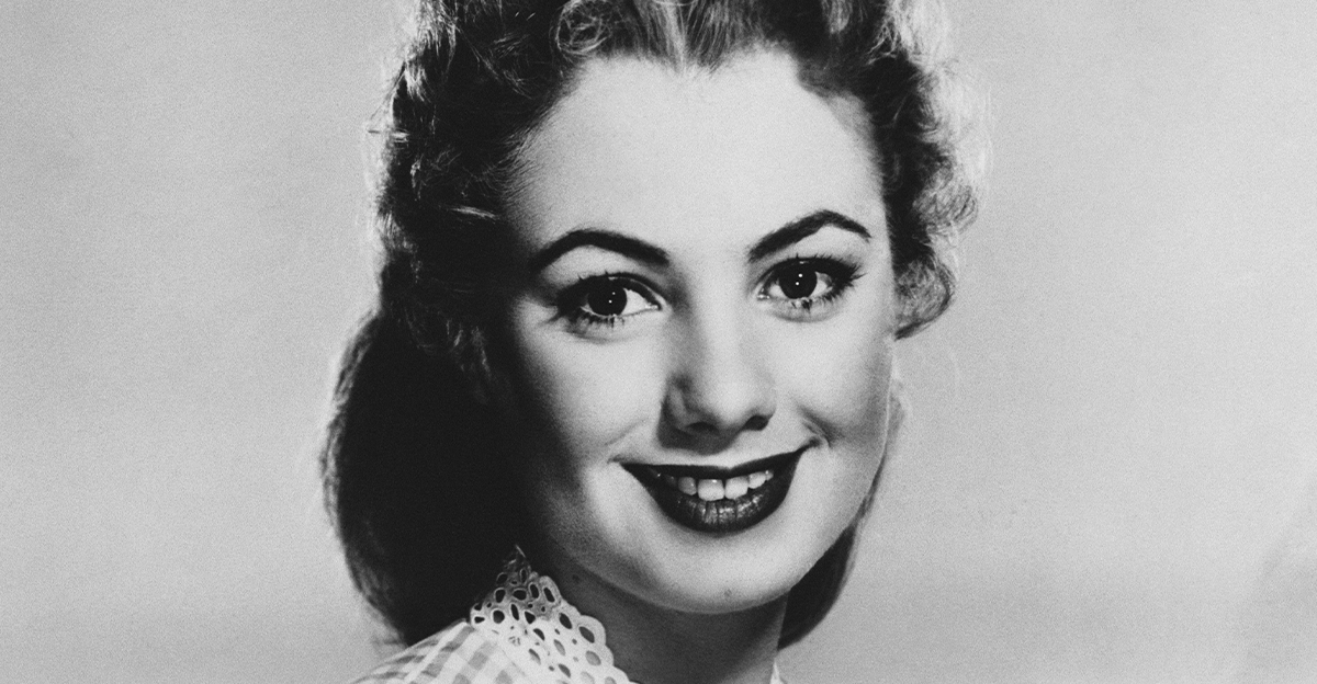 Portrait of a young Shirley Jones