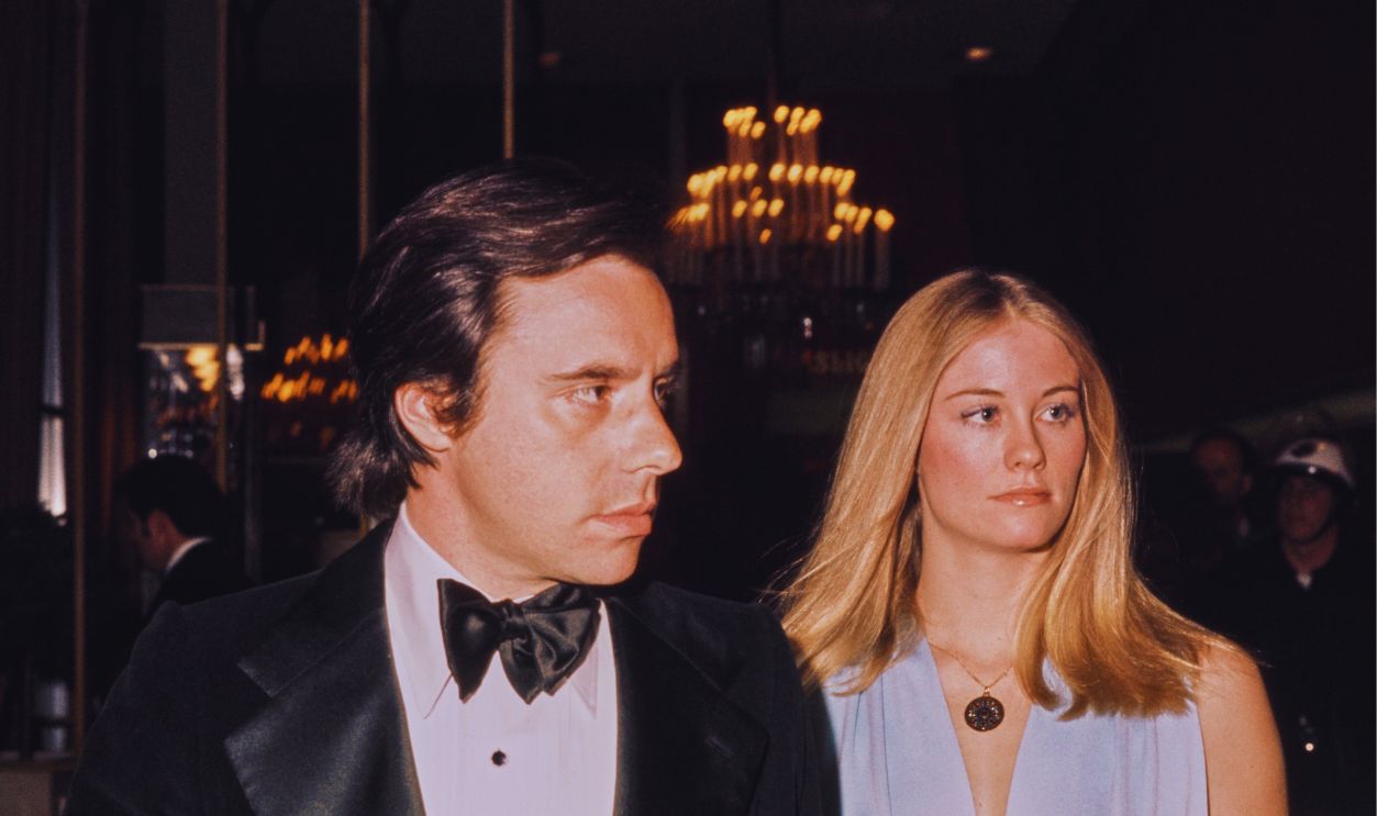 Gettyimages - 2192823203, Inaugural AFI Life Achievement Award Salute American film director Peter Bogdanovich, wearing a tuxedo and bow tie, and his partner, American actress and model Cybill Shepherd, who wears a pale blue dress, attend the inaugural American Film Institute (AFI) Life Achievement Award Salute, at the Beverly Hilton Hotel in Beverly Hills, California, 31st March 1973. The event honoured American film director John Ford. 