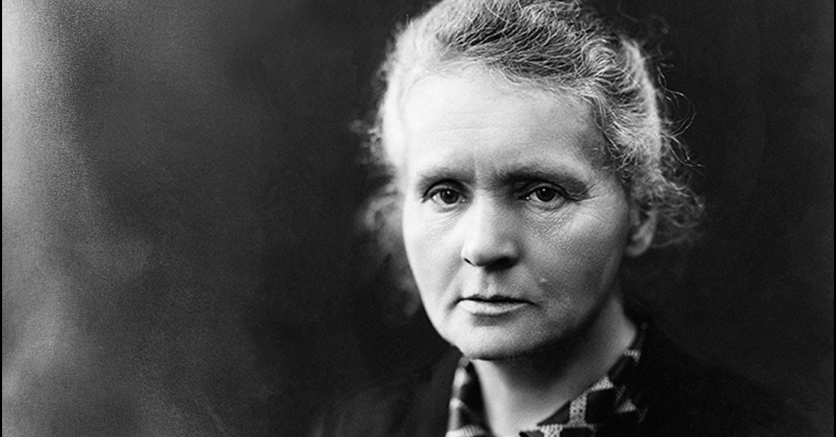 Portrait of physicist Marie Curie