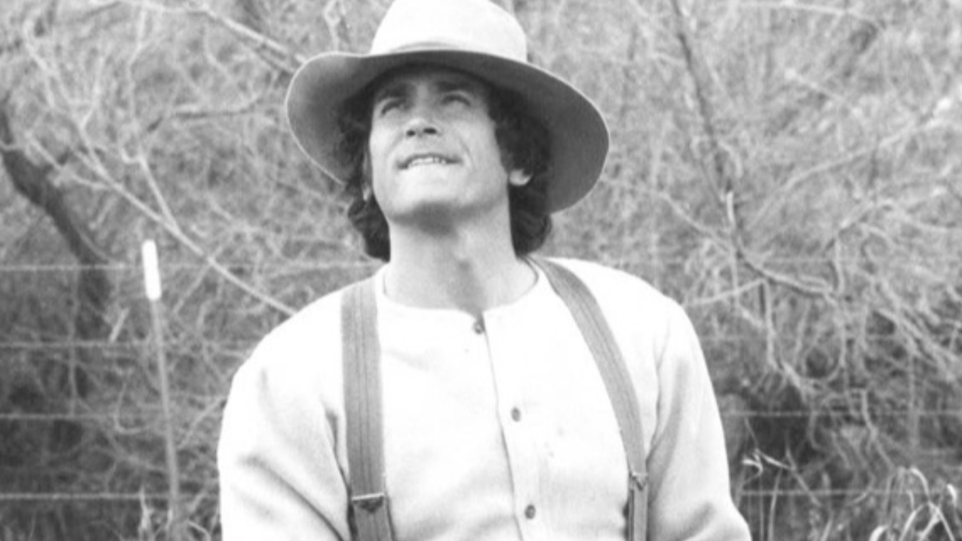 Publicity photograph of Michael Landon as Pa Ingalls of the television series Little House on the Prairie.