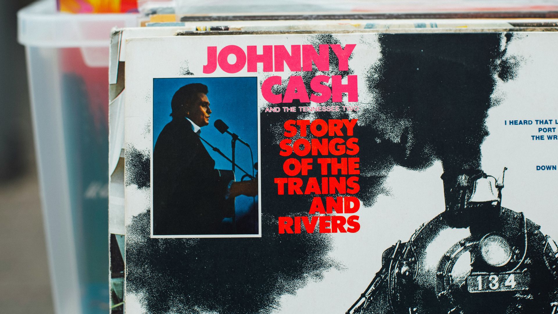 a box with a picture of johnny cash on it