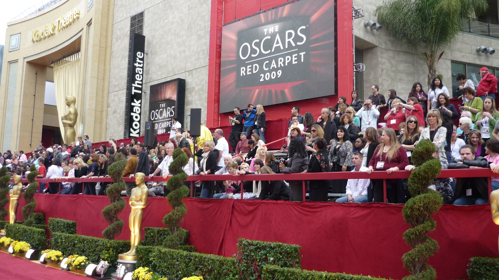 Red carpet at 81st Annual Academy Awards in Kodak Theatre, Los Angeles.