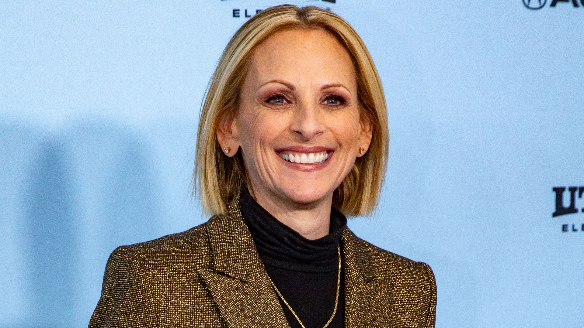 Marlee Matlin, as herself, at the 2025 Sundance Film Festival for the movie Marlee Matlin: Not Alone Anymore.