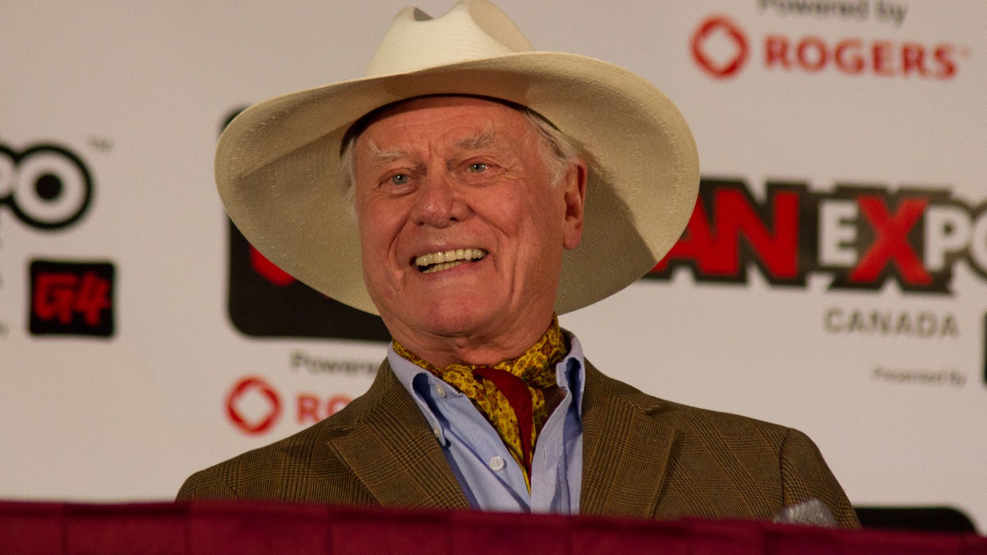 Larry Hagman at Fan Expo in Toronto, 27th August 2011