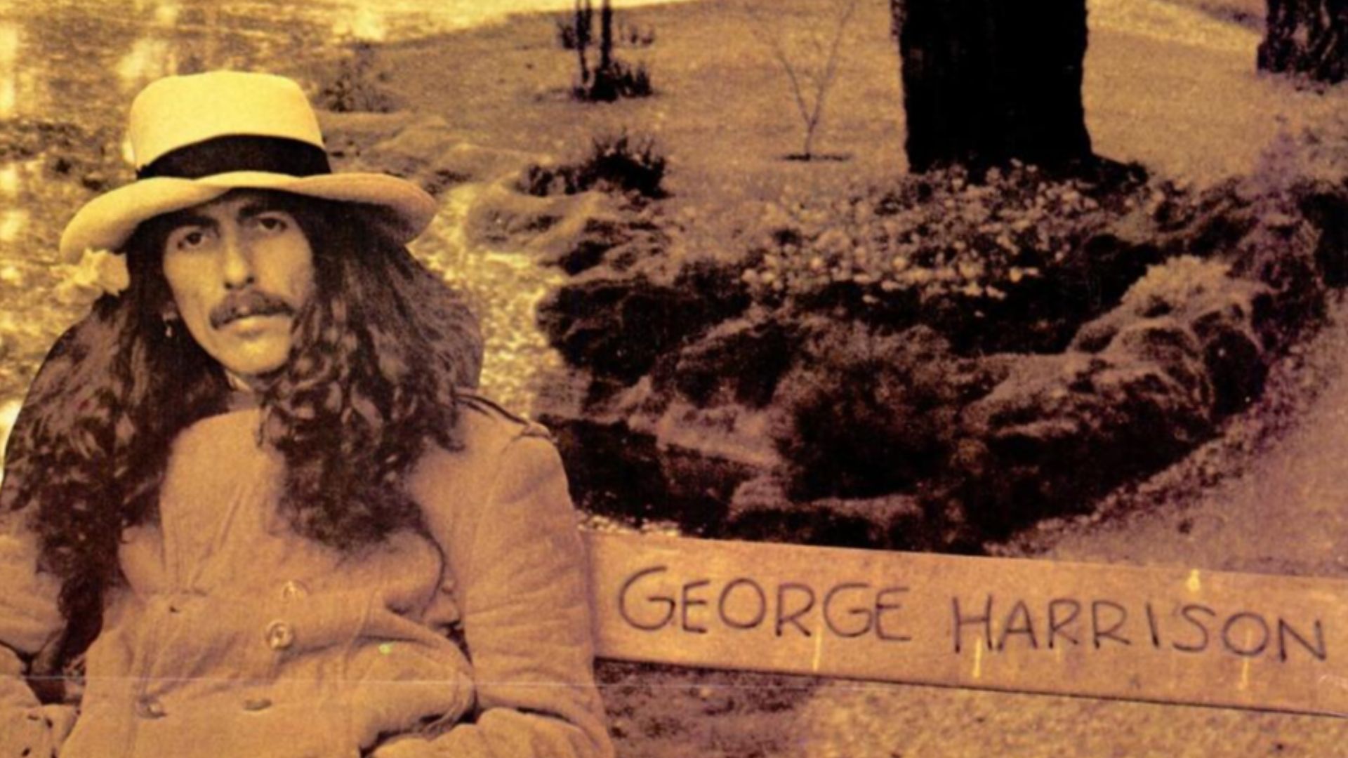 Trade ad for George Harrison's album Dark Horse.