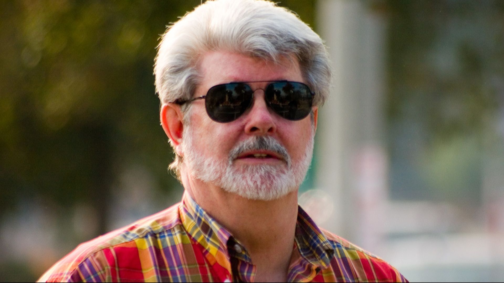 A portrait of George Lucas, Pasadena, California, USA