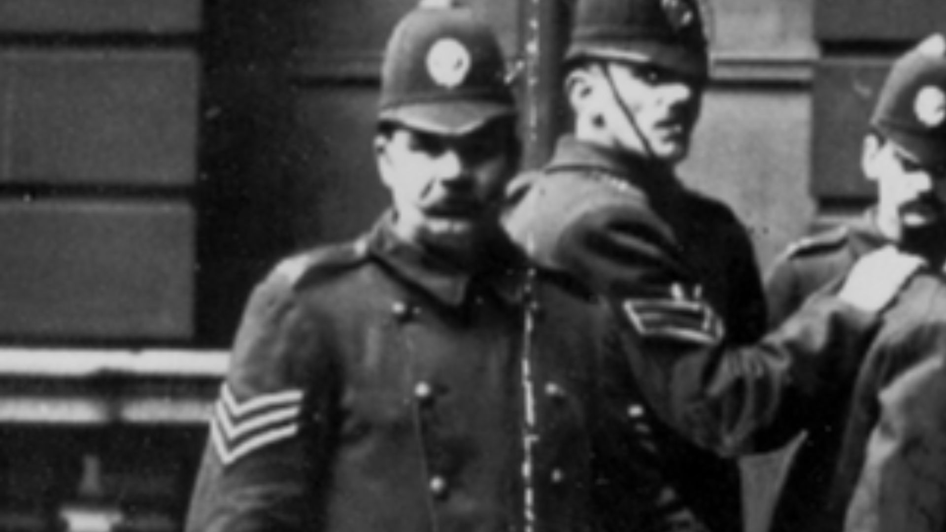 David Kirkwood being detained by police during 1919 Battle of George Square on 31 January 1919.