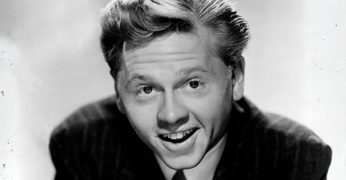 Studio publicity portrait of Mickey Rooney.