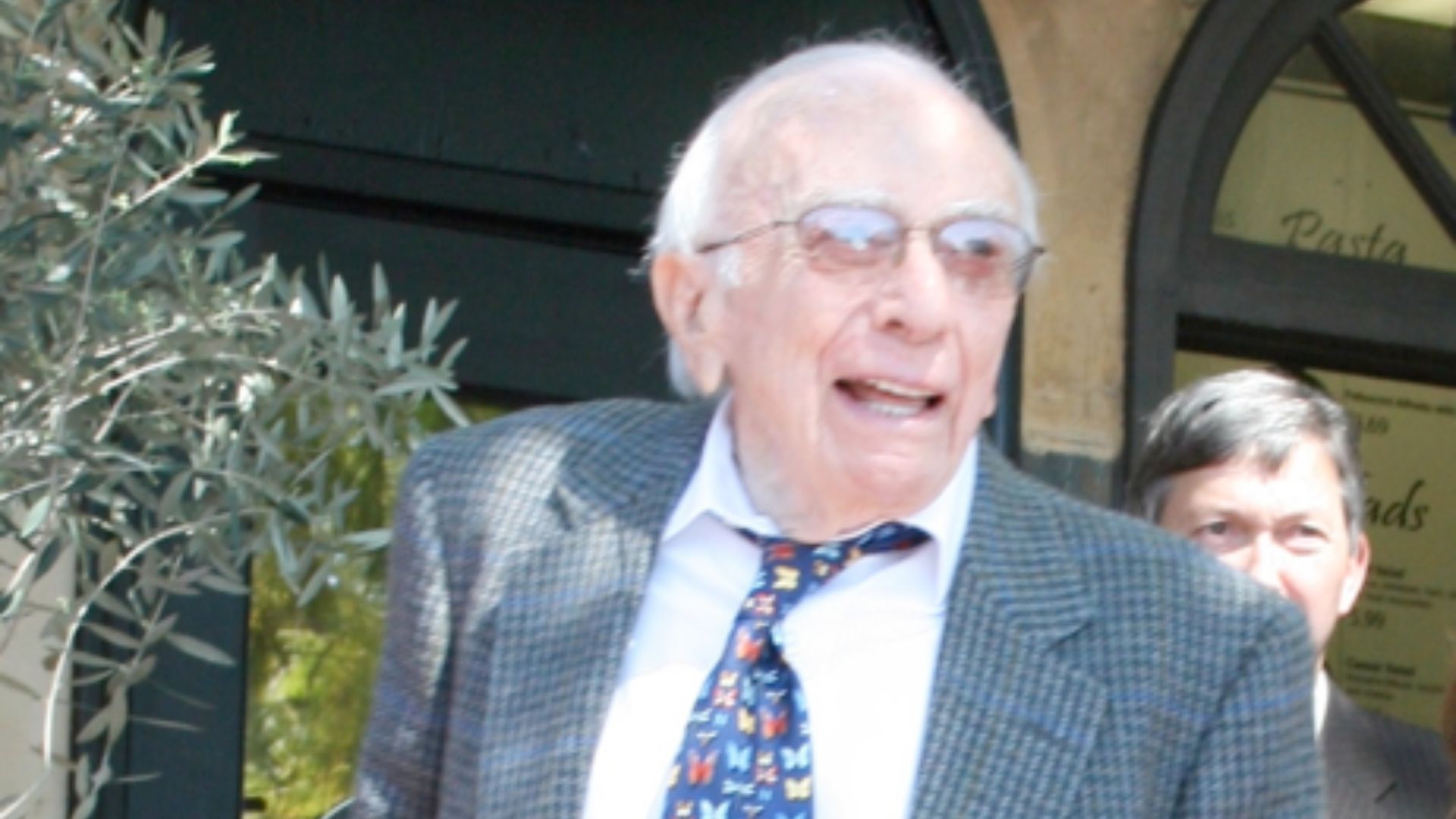 Sherwood Schwartz receiving his star on the Hollywood Walk of Fame (2008)