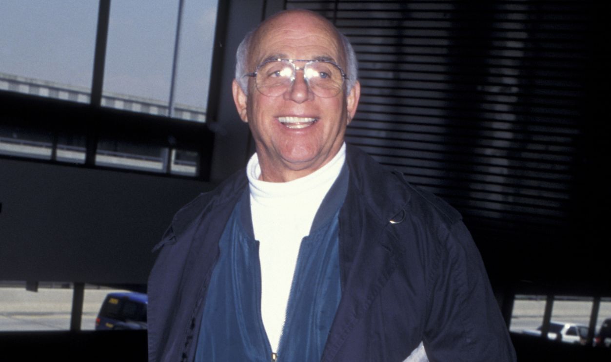 Actor Gavin MacLeod sighted on April 19, 1995 at the Los Angeles International Airport in Los Angeles, California.