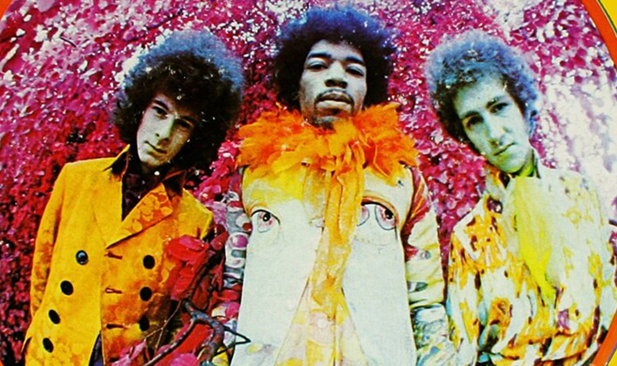 Album cover for the U.S. version of Are You Experienced by The Jimi Hendrix Experience. Reprise LP 6261.
