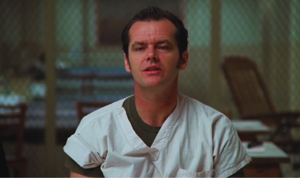 Screenshot from One Flew Over the Cuckoo's Nest (1975) 