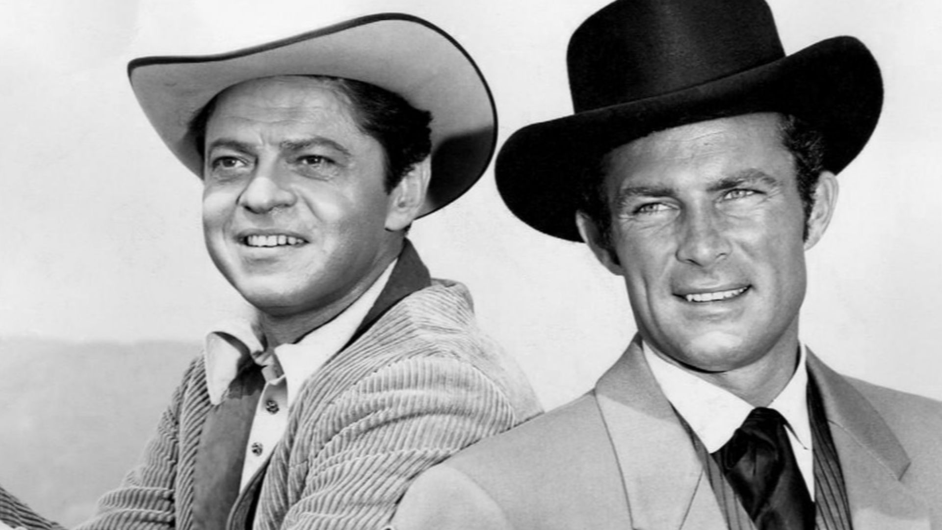 Photo of Ross Martin as Artemus Gordon and Robert Conrad as James West from the television program The Wild, Wild West.