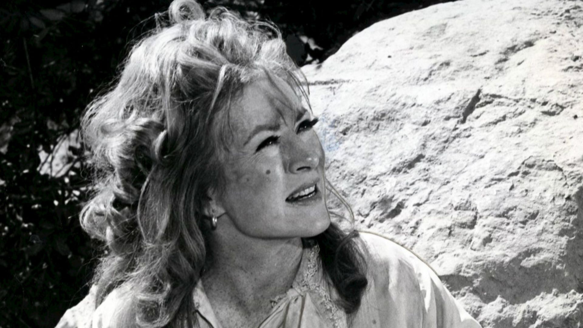 Photo of Amanda Blake as Kitty Russell from the television program Gunsmoke.  In this episode,