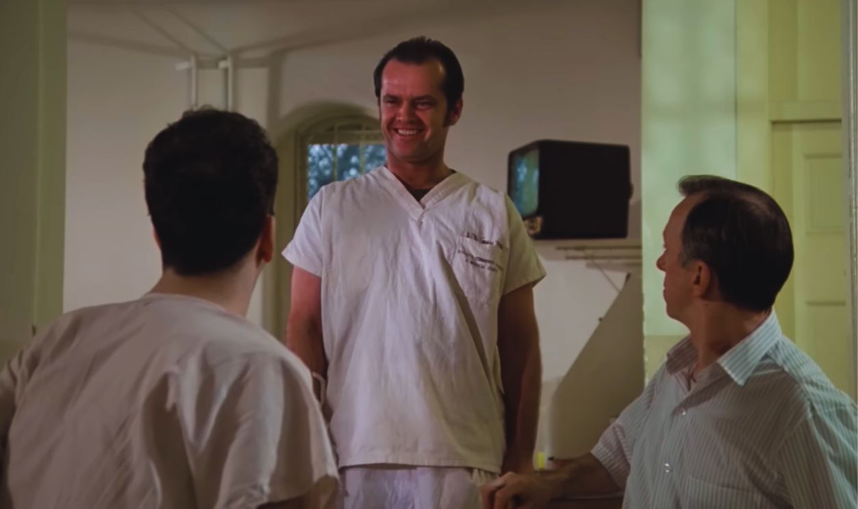 Screenshot from One Flew Over the Cuckoo's Nest (1975) 