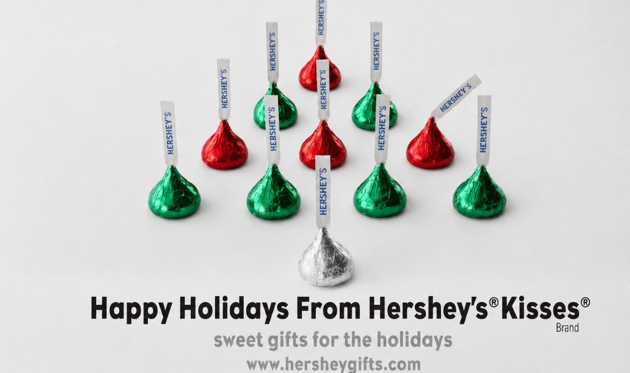 Screenshot from Hershey’s Kisses ad
