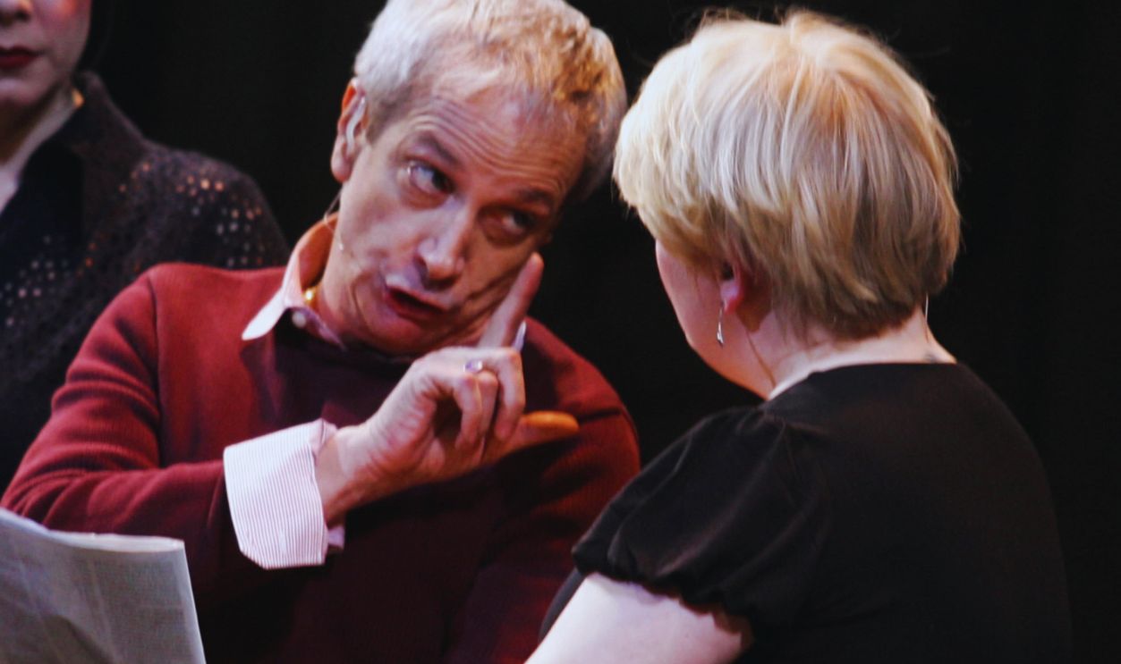 2009 Broadway Backwards - Show NEW YORK - FEBRUARY 09: (Center) Actor Ron Palillo performs "Adelaide's Lament" during the 2009 Broadway Backwards at the American Airlines Theatre on February 9, 2009 in New York City. 