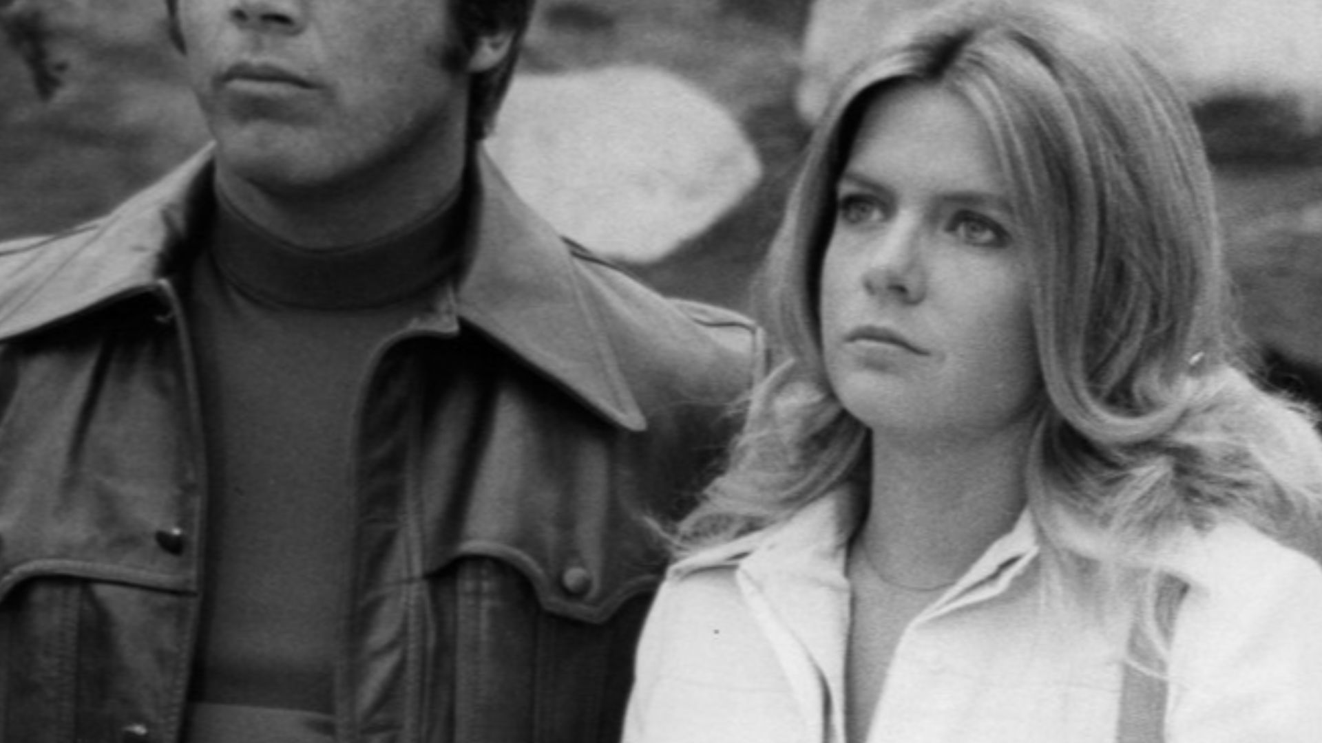 Photo of Chad Everett as Joe Gannon and guest star Meredith Baxter from the television program Medical Center.