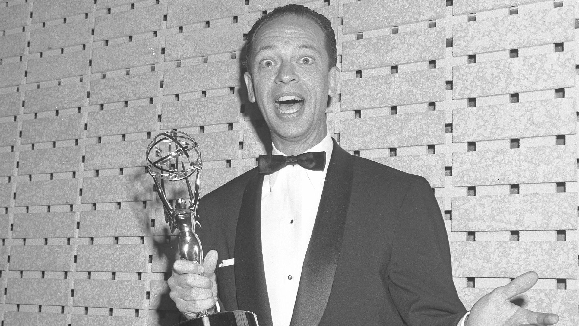 SURPRISED-Don Knotts appears surprised as he is named to receive award for outstanding performance in a supporting role for Andy Griffith Show.