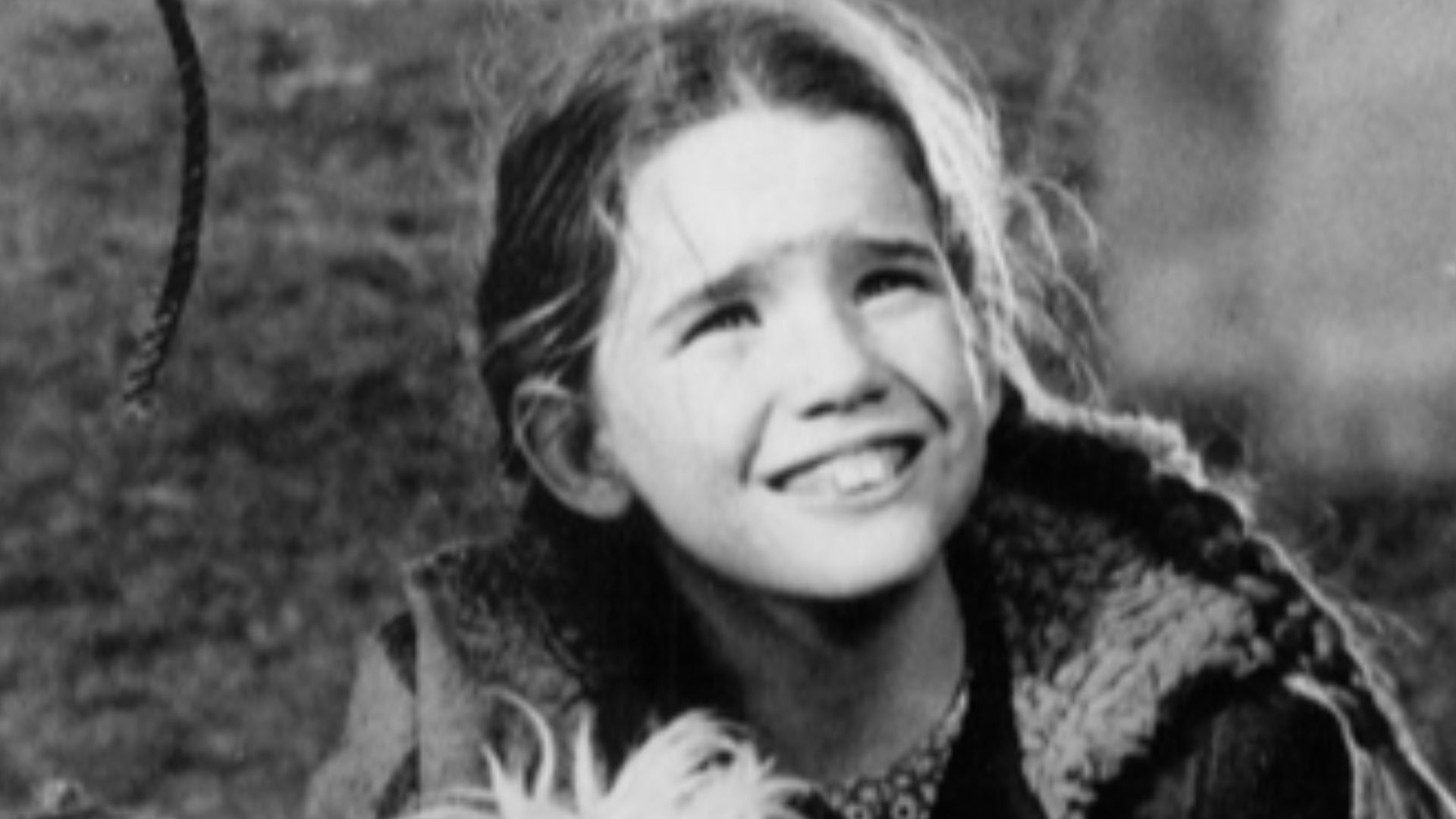 Publicity photo of child actress Melissa Gilbert promoting her role on the television series Little House on the Prairie.