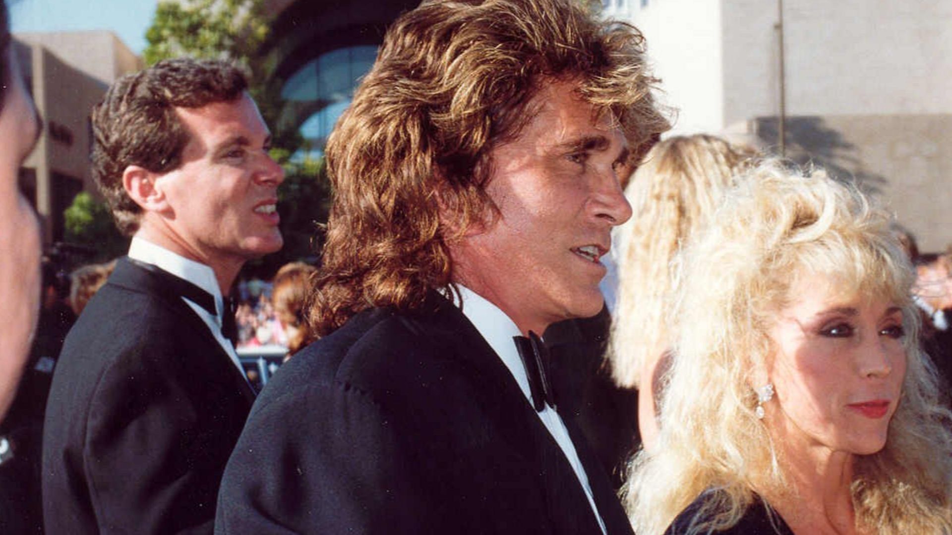 42nd Emmy Awards - Sept. 1990- Governor's Ball - Mr. Landon died nine months after this photo was taken, of pancreatic cancer - Permission granted to copy, publish or post but please credit