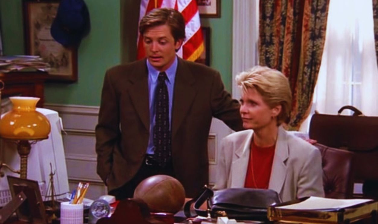 Screenshot from Spin City (1996–2002) 