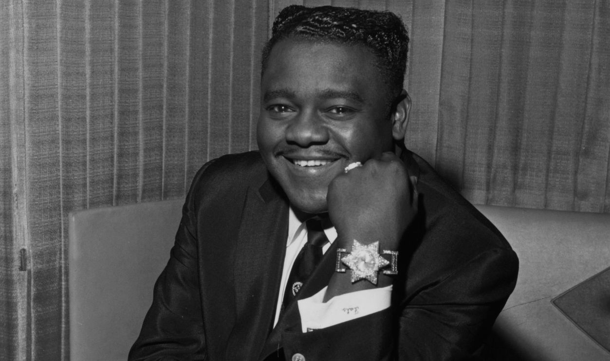 Legendary American jazz pianist and singer Fats Domino (Antoine Domino).