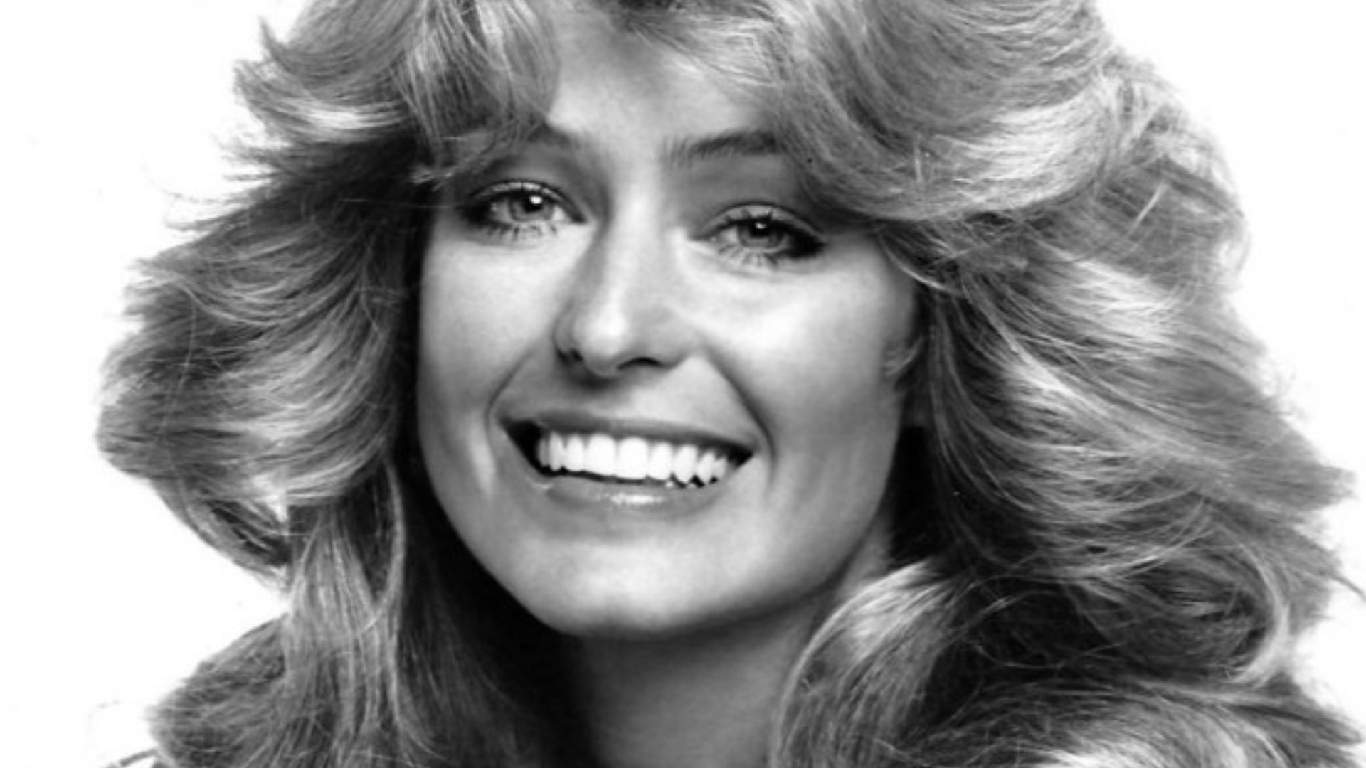 Photo of Farrah Fawcett from the television program Charlie's Angels.