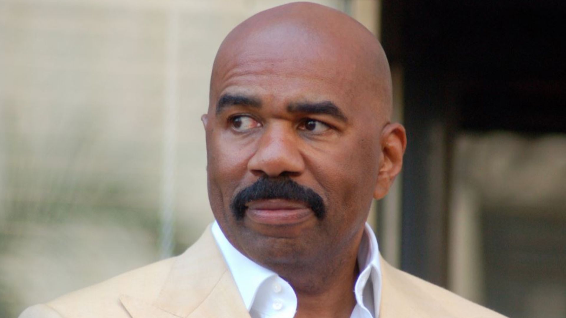 Steve Harvey at a ceremony to receive a star on the Hollywood Walk of Fame.