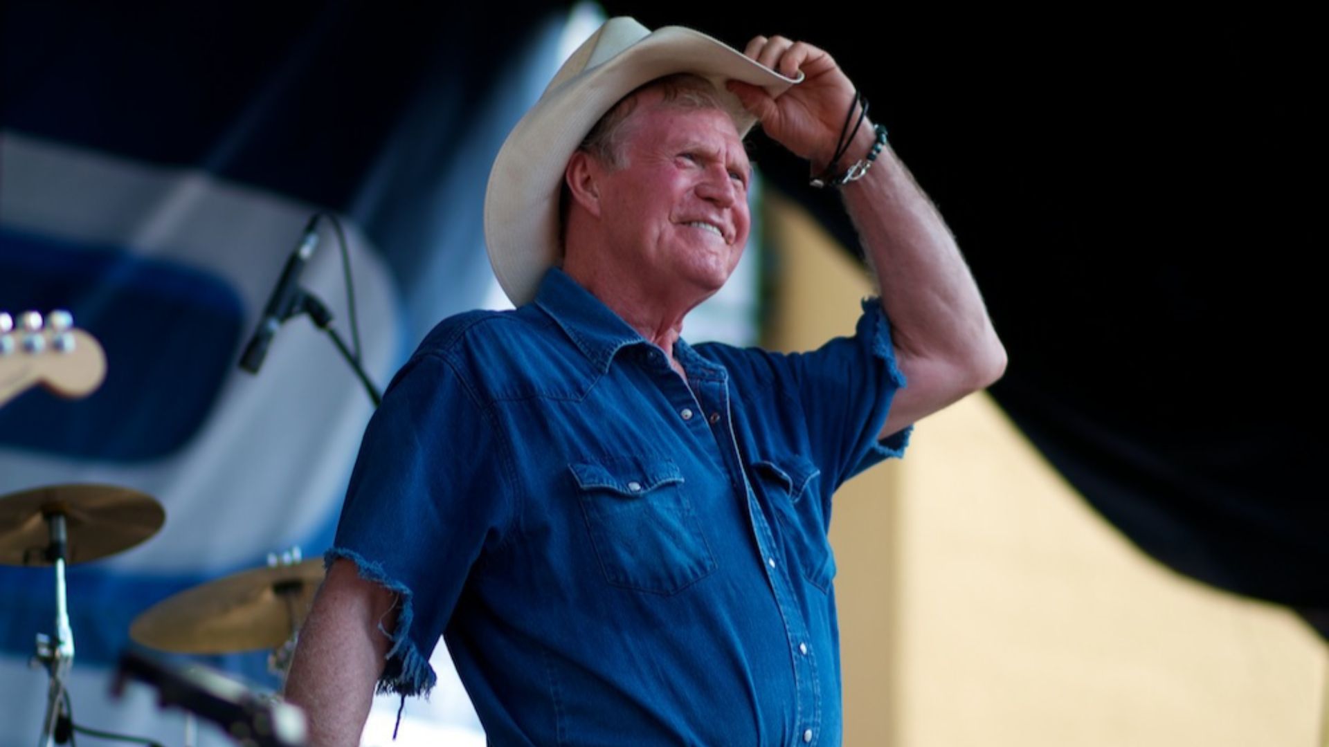 Billy Joe Shaver at Willie Nelson's 4th of July picnic in 2011.