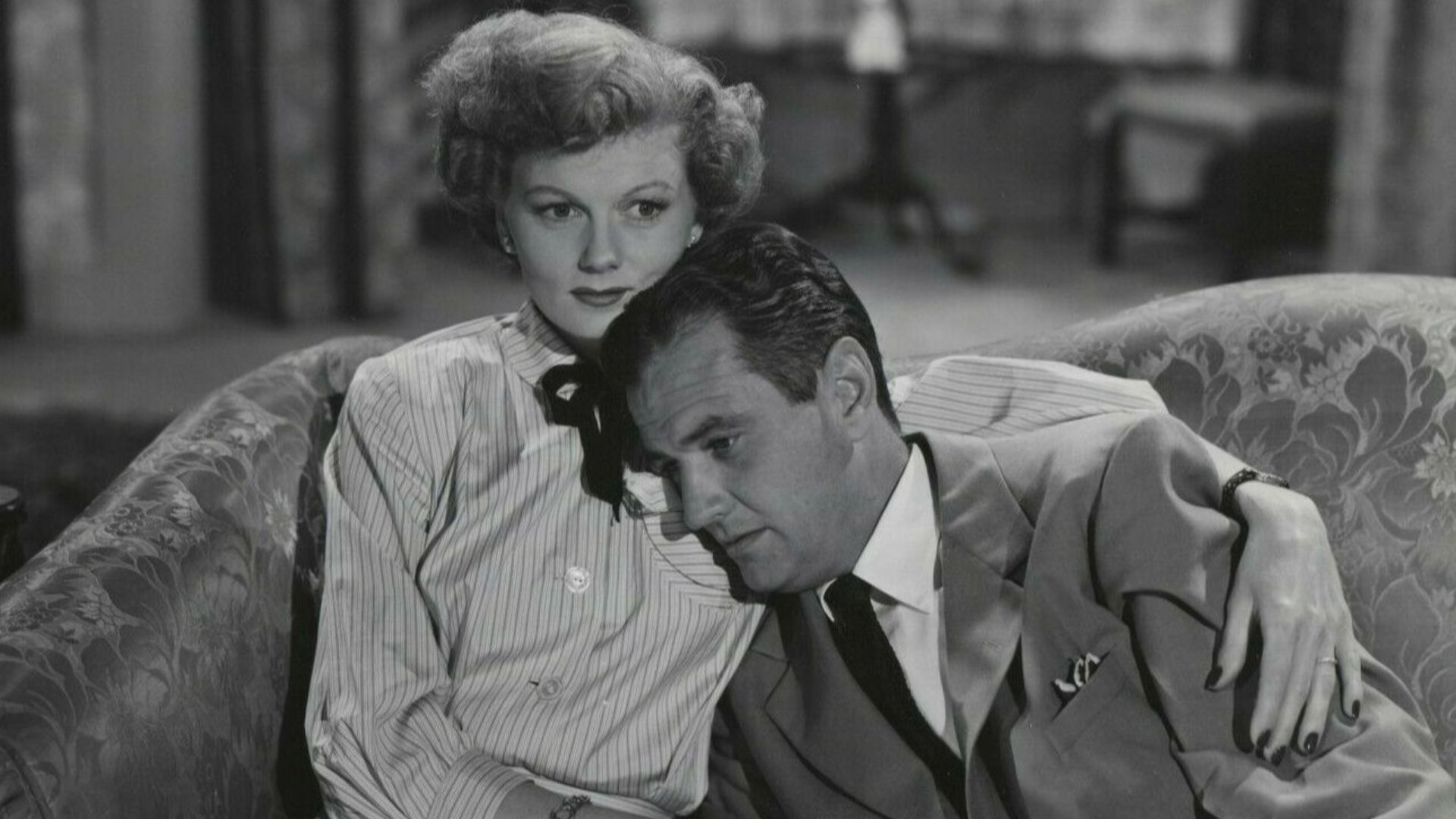 Press photo of Barbara Billingsley and Bruce Edwards in the 1949 film