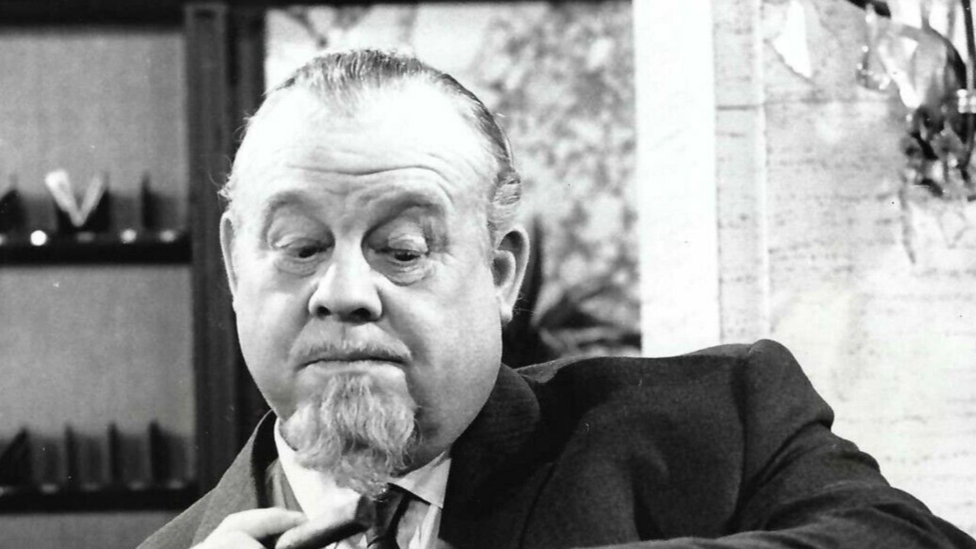 This is a portrait of Oscar-winning actor & folk troubadour Burl Ives, published and distributed for the series premiere of his ABC sitcom, O.K. Crackerby!, in 1965–which only lasted for one season. This press photo has no copyright notice on either the f