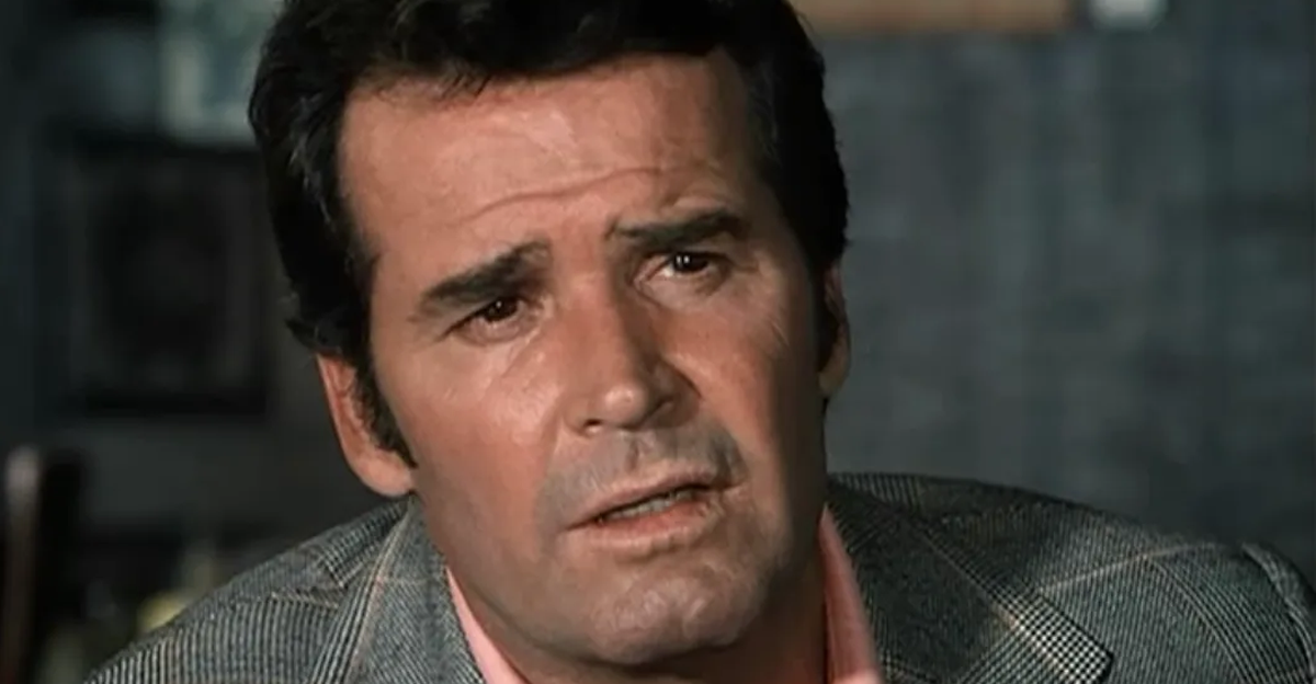 Screenshot of actor James Garner as Jim Rockford in The Rockford Files (1974-1980)