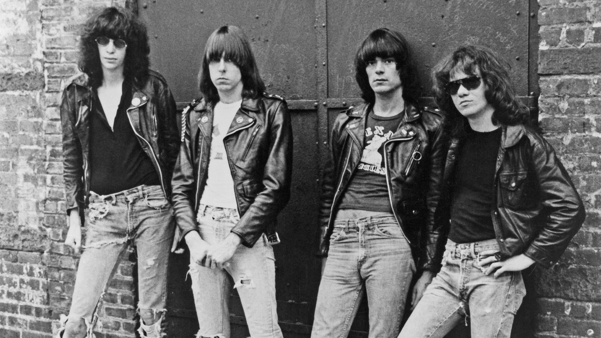 The Ramones in 1977 as depicted in Rocket to Russia