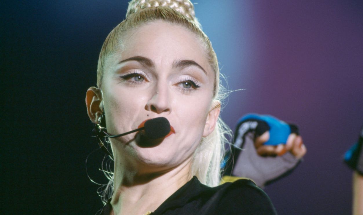 Madonna in concert in Tokyo. 