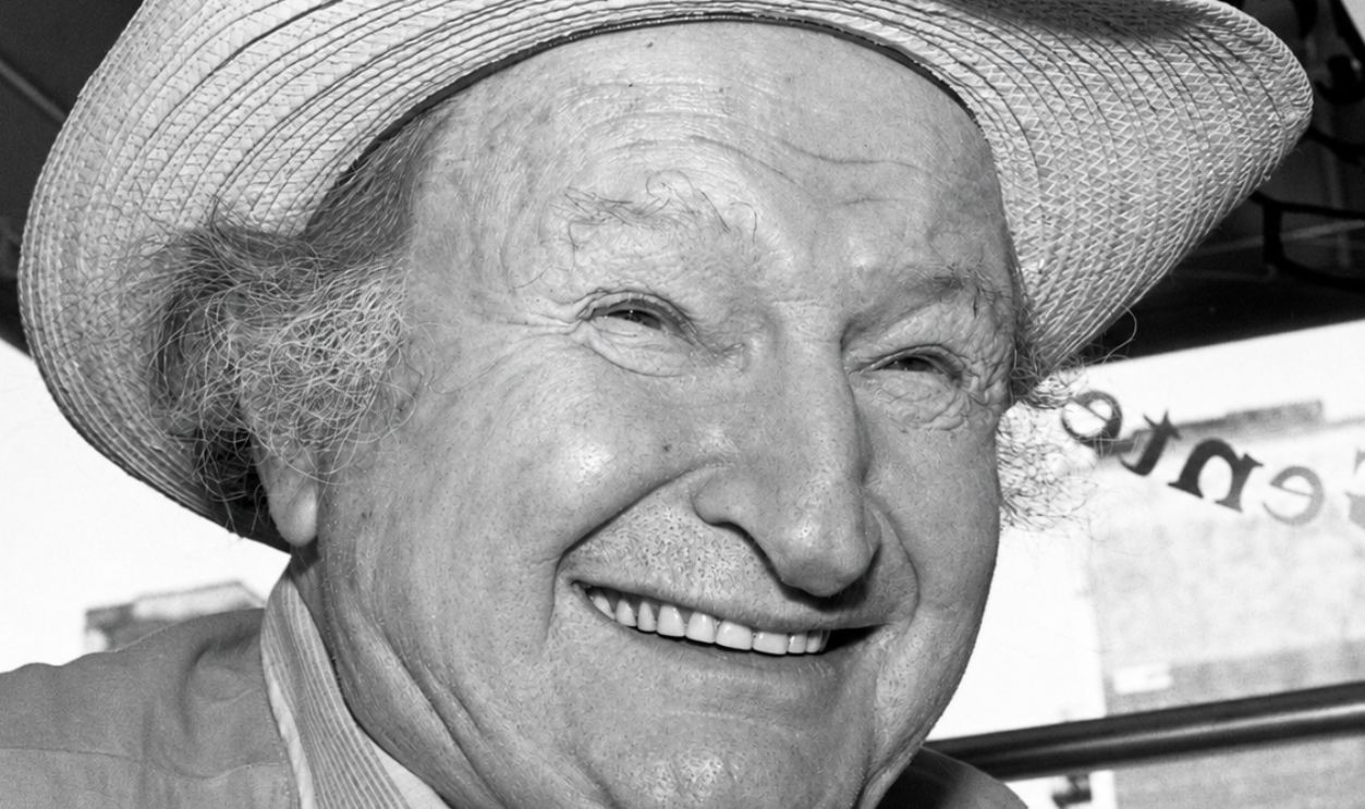 NEW YORK - 1987: Actor Al Lewis poses for a portrait in his restaurant, "Grampa's Bella Gente" on Bleeker St. in New York City, New York.