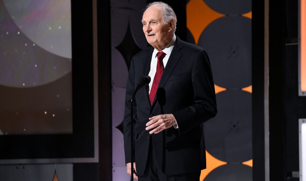 Getty Images - 1198946952 - Alan Alda speaks onstage during AARP The Magazine's 19th Annual Movies For Grownups Awards at Beverly Wilshire, A Four Seasons Hotel on January 11, 2020 in Beverly Hills, California.