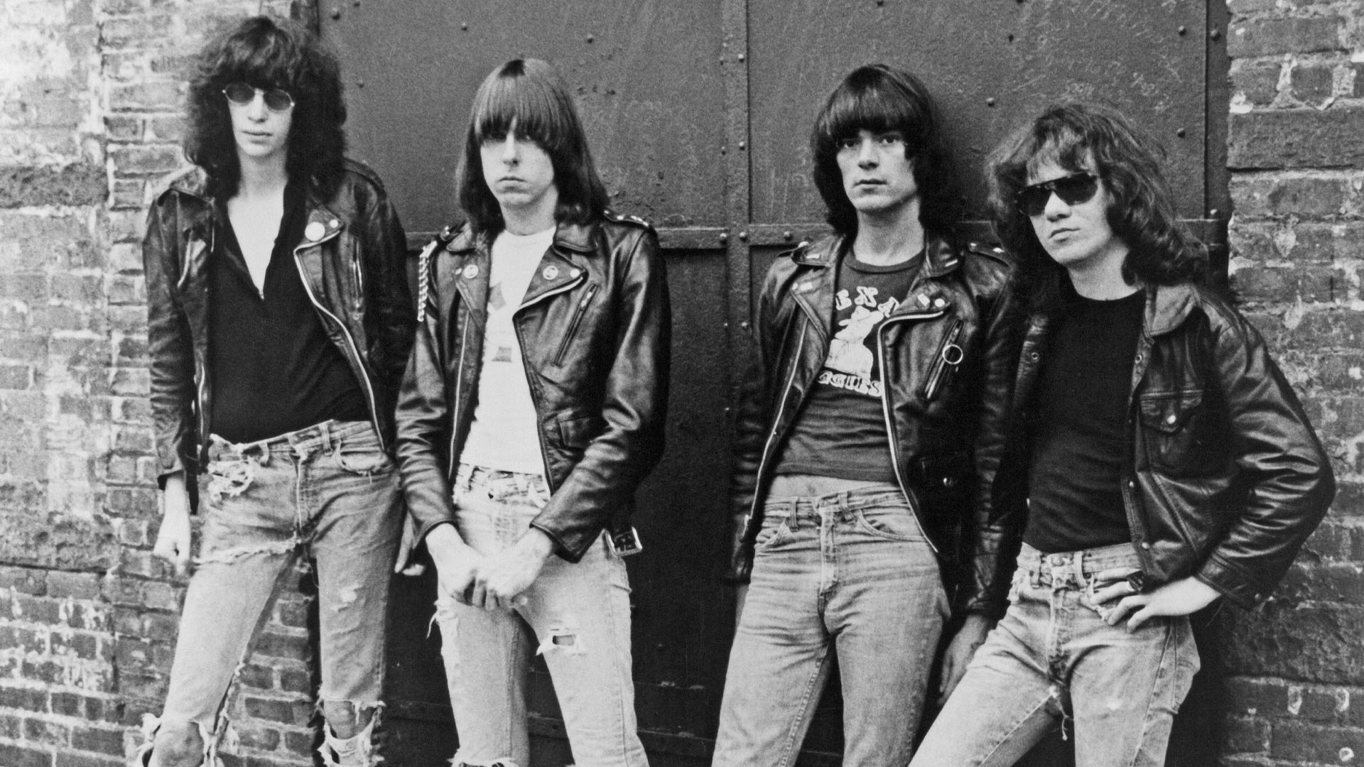 The Ramones in 1977 as depicted in Rocket to Russia
