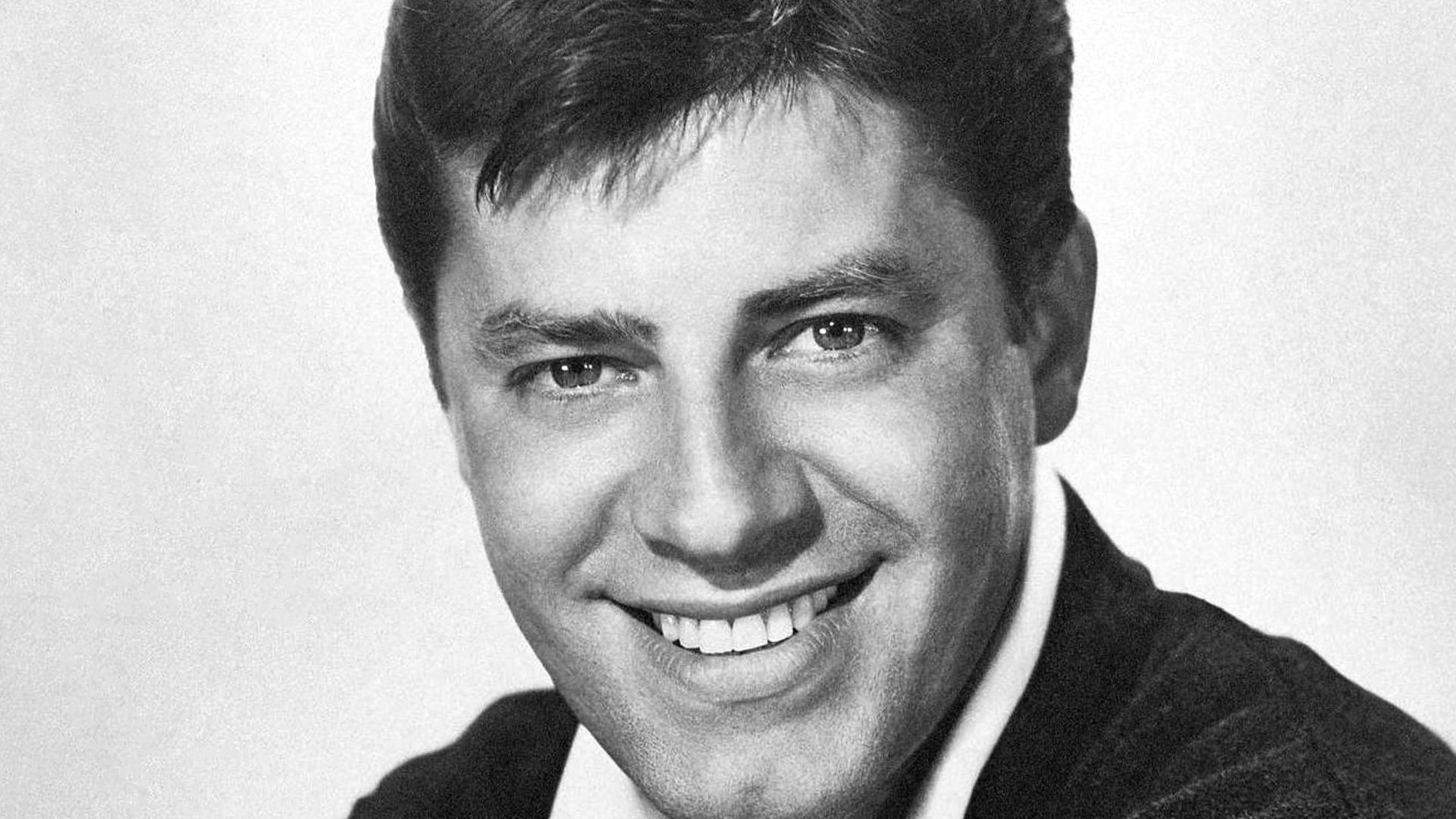 Silver gelatin publicity photo of Jerry Lewis circa 1957.