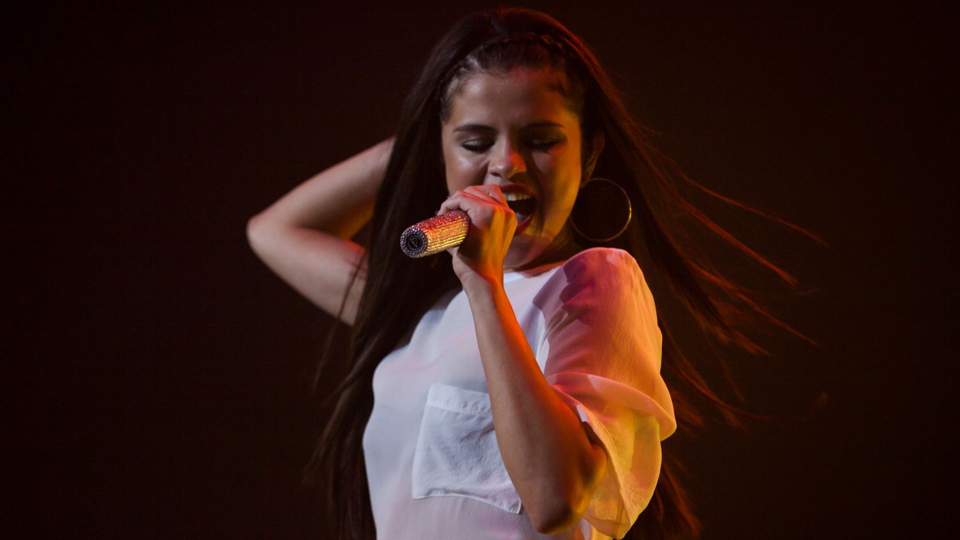 Selena Gomez during the Stars Dance Tour, Norway, september 2013.