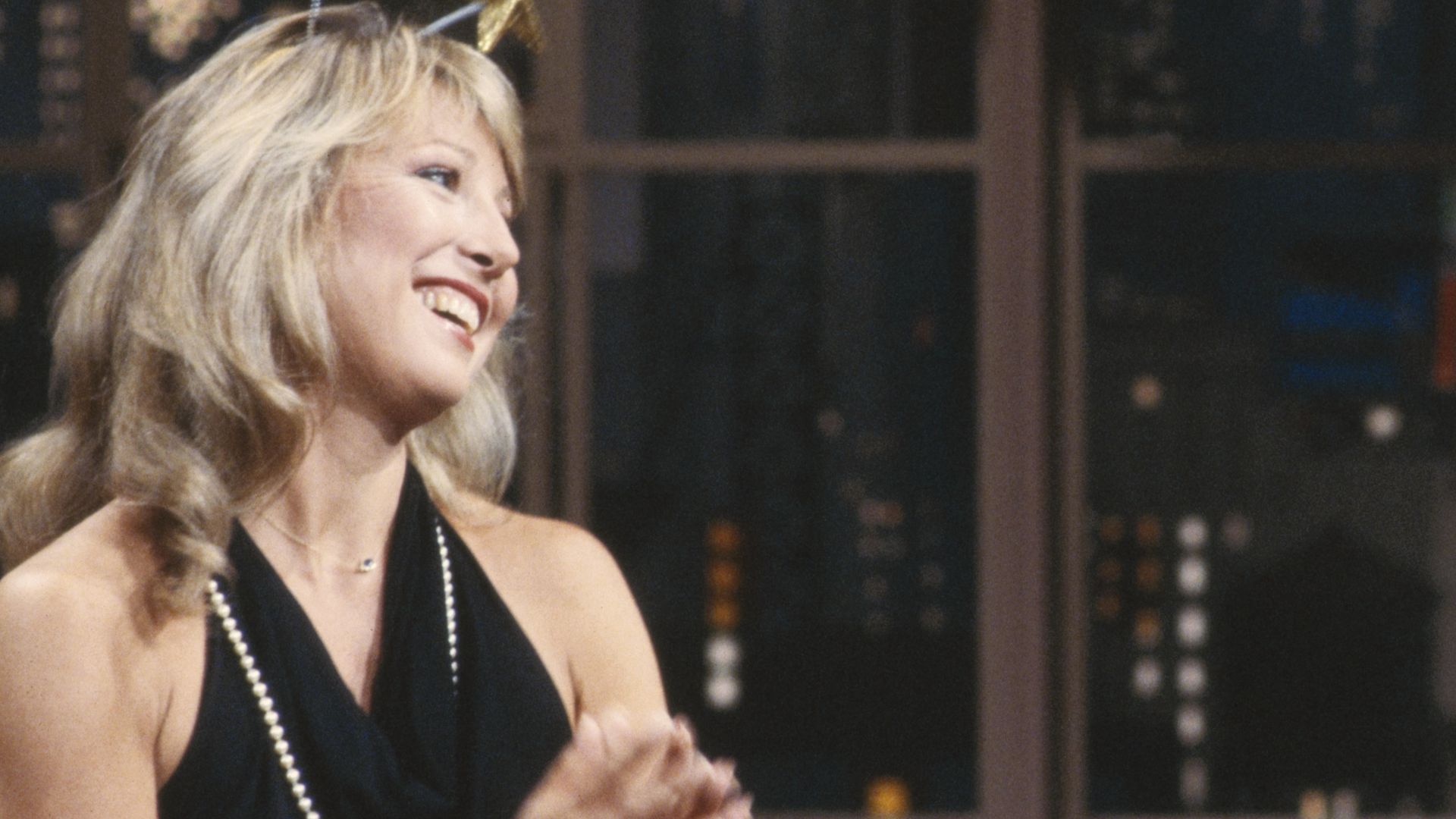 Title: Teri Garr, actress, with David Letterman
Creator(s): Gotfryd, Bernard, photographer
Date Created/Published: 1982.
Medium: 1 photograph : color transparency ; 35mm (slide format)
Reproduction Number: LC-DIG-gtfy-02278 (digital file from original)
Ri