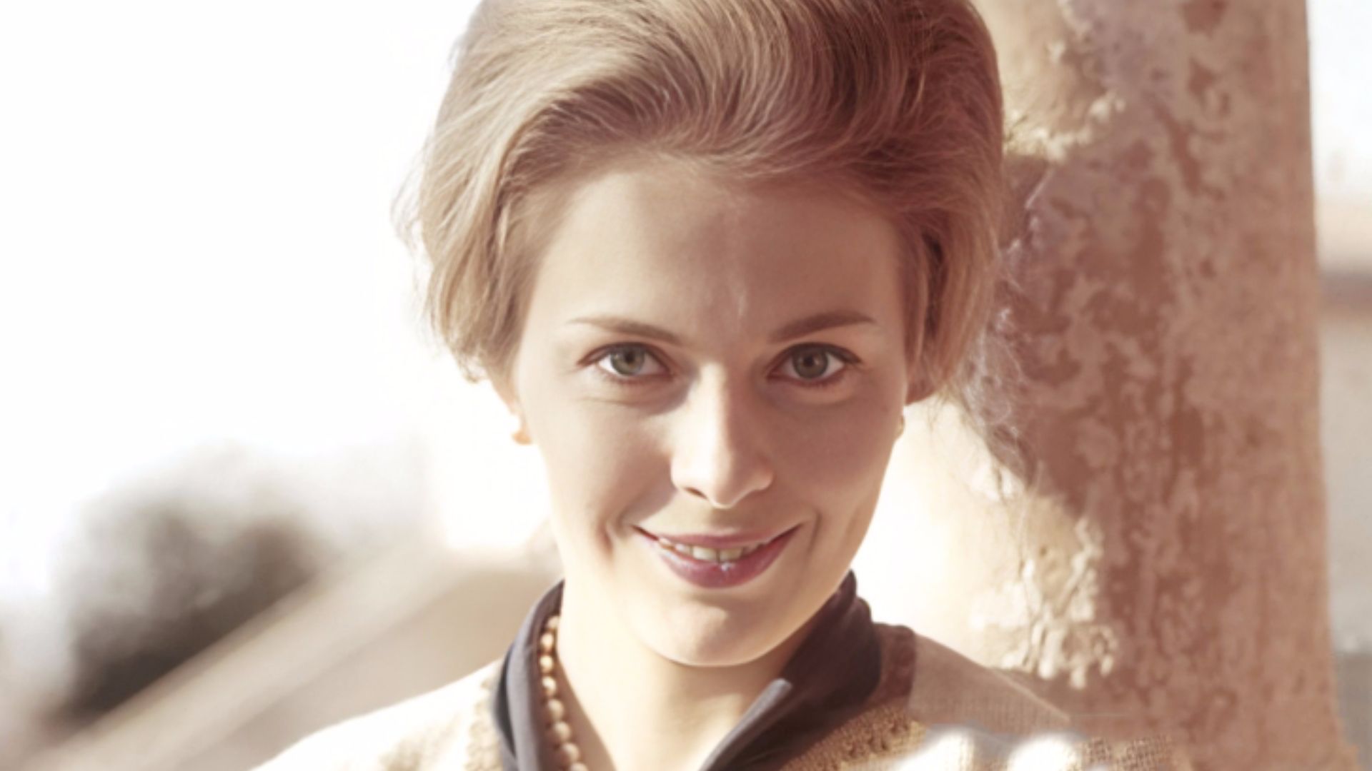 The American actress Jean Seberg in Venice