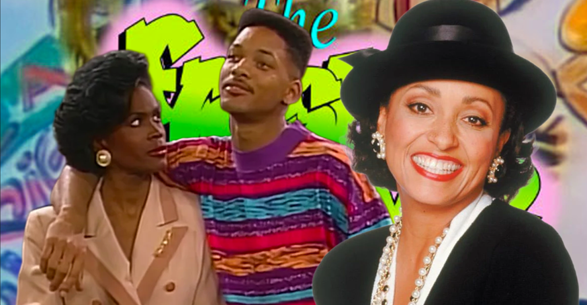 Composite of screenshots featuring Janet Hubert, Will Smith and Daphne Reid from The Fresh Prince of Bel-Air (1990-1996)